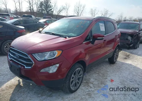 2019 Ford Ecosport Titanium from USA, damaged, VIN MAJ6S3KL7KC260304